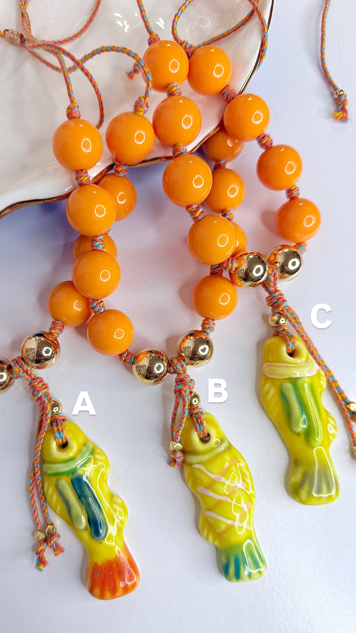 Valencia Necklace- Naranja