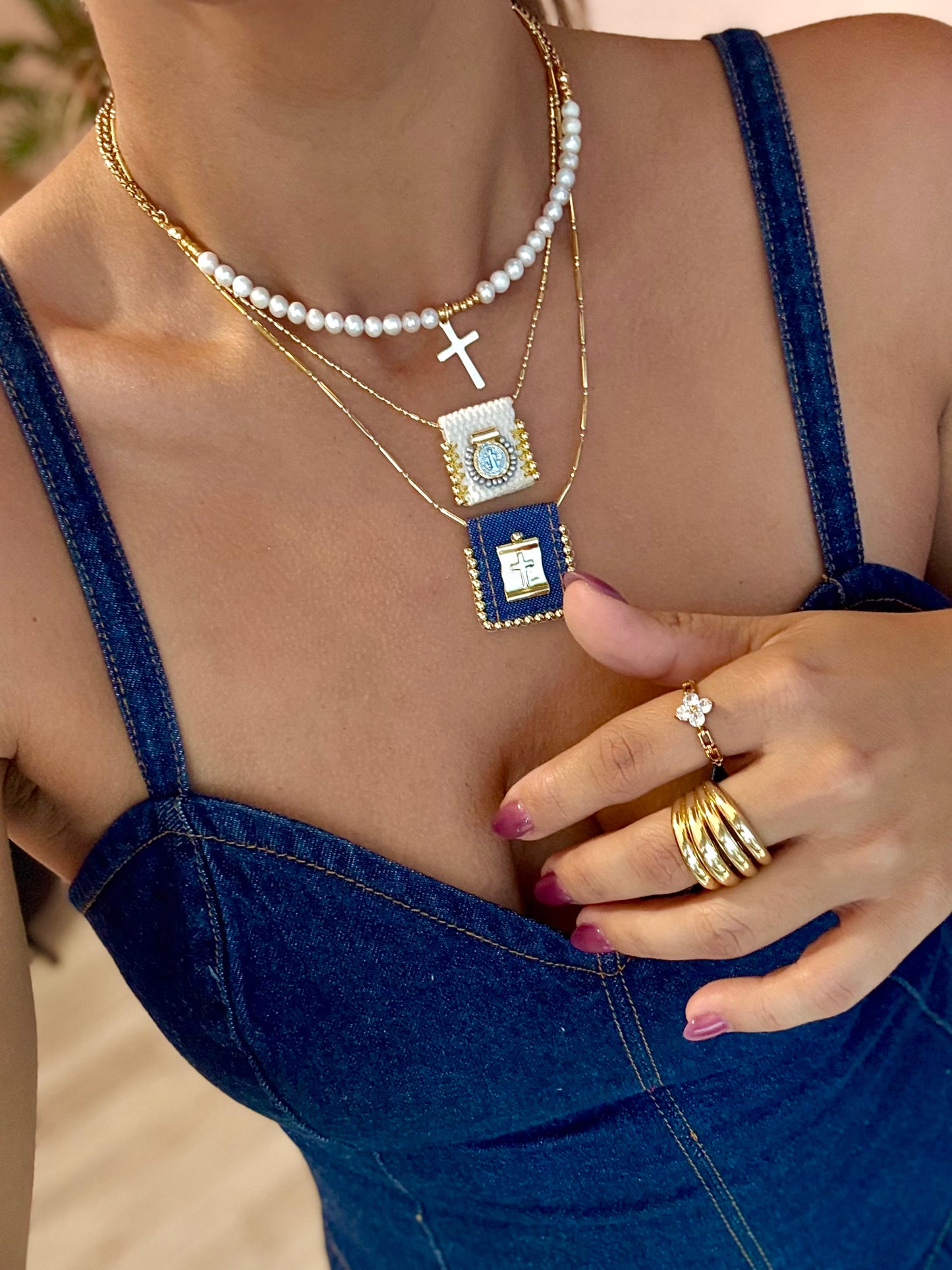 San Benito Escapulario Necklace