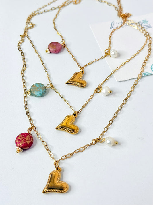 Laly Heart Handmade Necklace