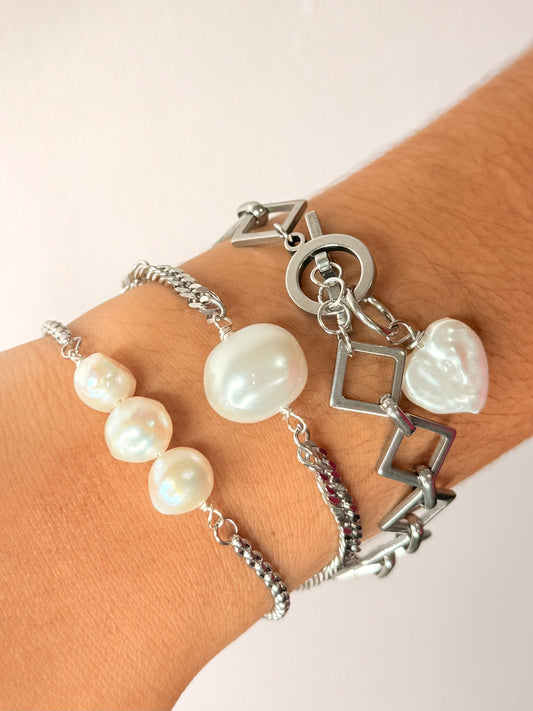 Perla Silver Bracelet