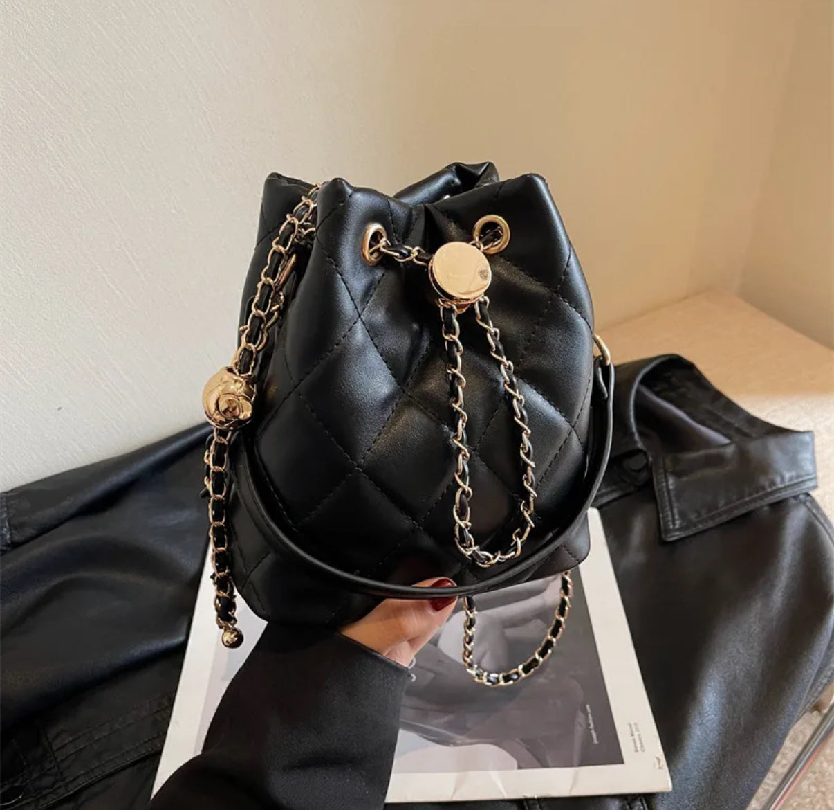Bucket Zara bag Black