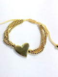 Heart String Bracelet
