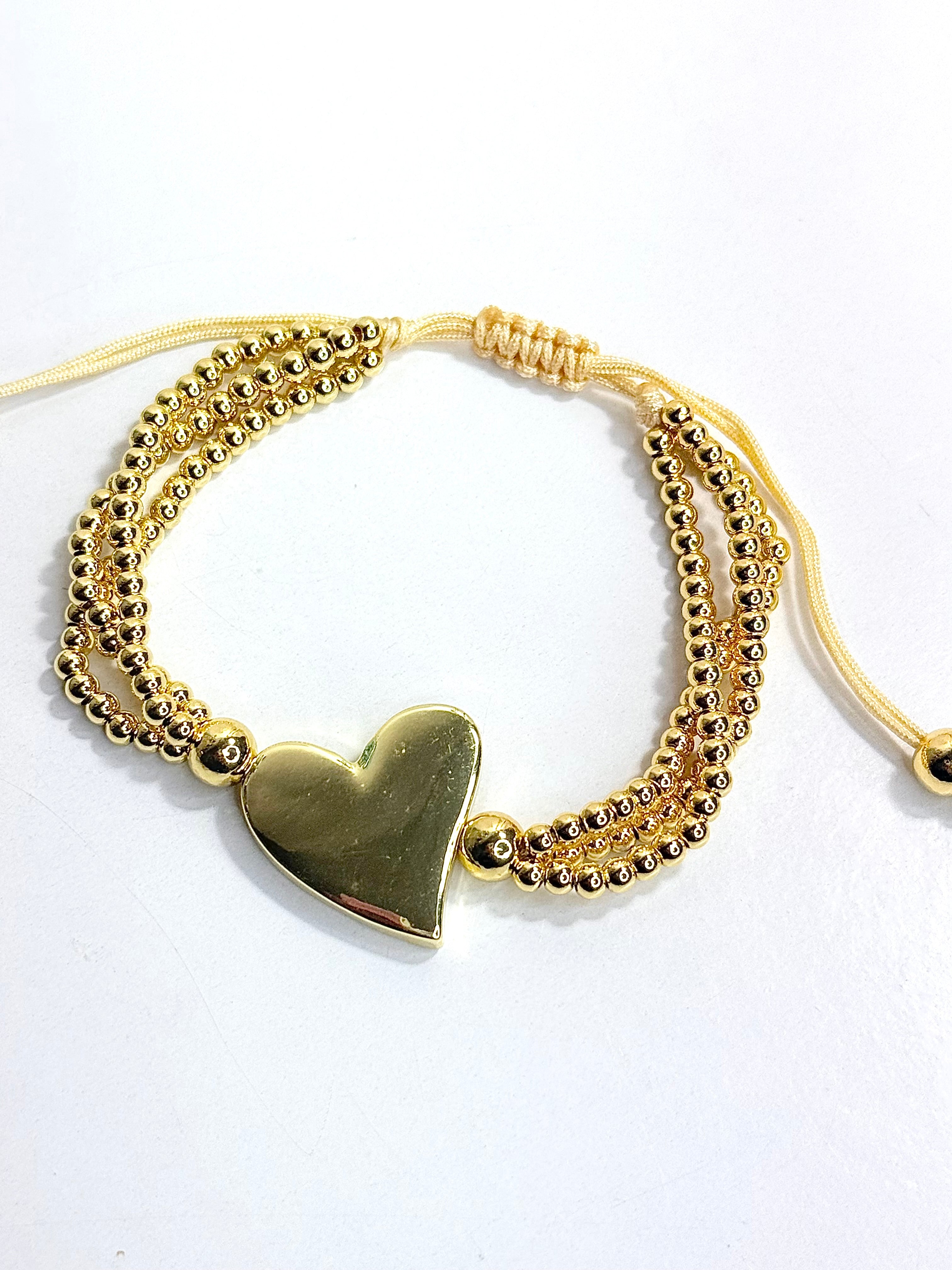 Heart String Bracelet