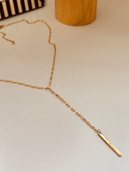 Long Gold Necklace