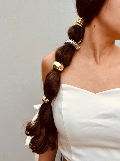 Hair Accessories- Bold Gold & Silver