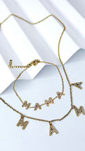Para mama charm Necklace + Bracelet