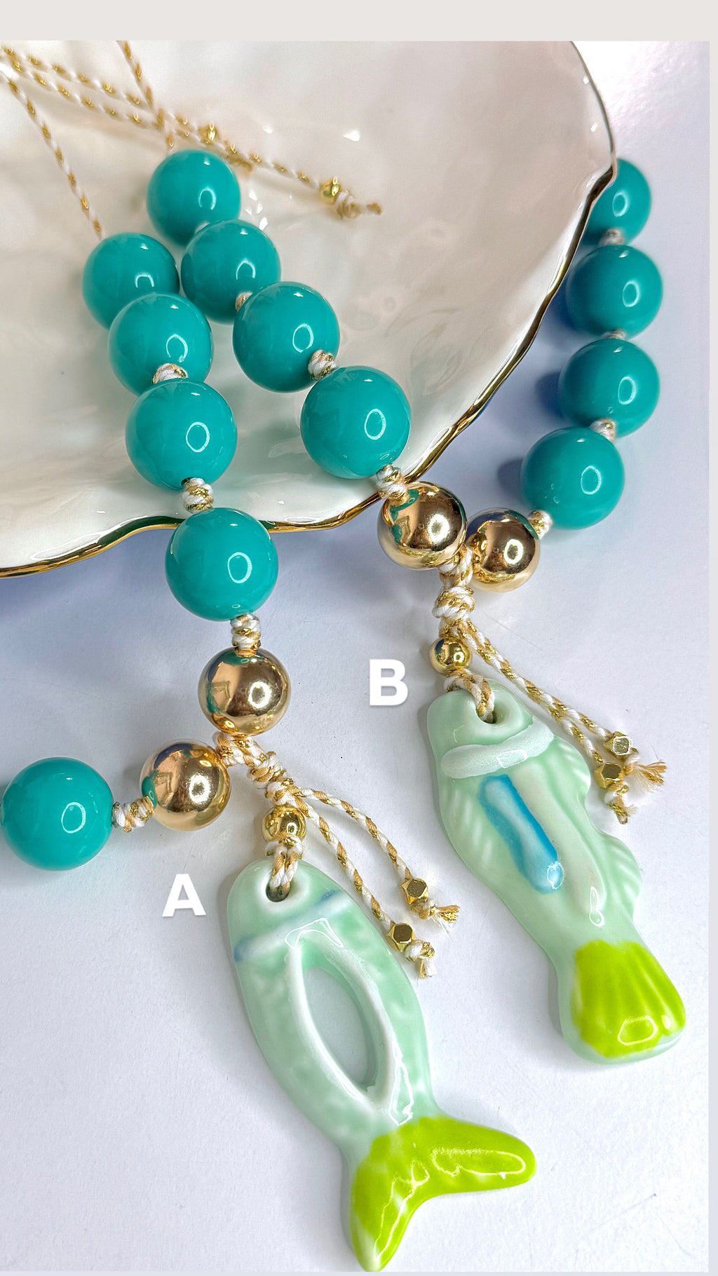 Valencia Necklace- Teal