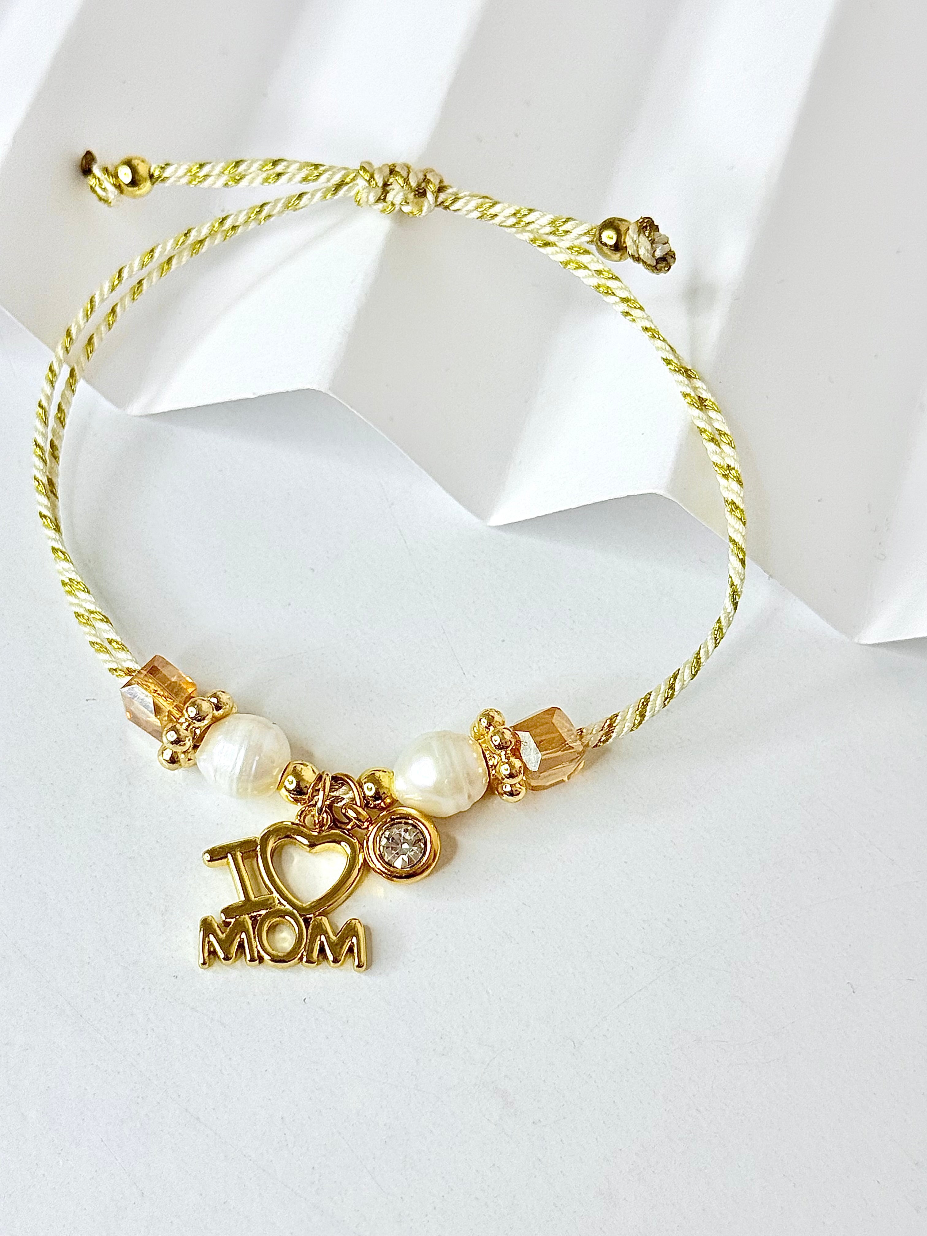 I love Mom Bracelet