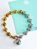 Militar Ball Bracelet 2 tonos Nueva