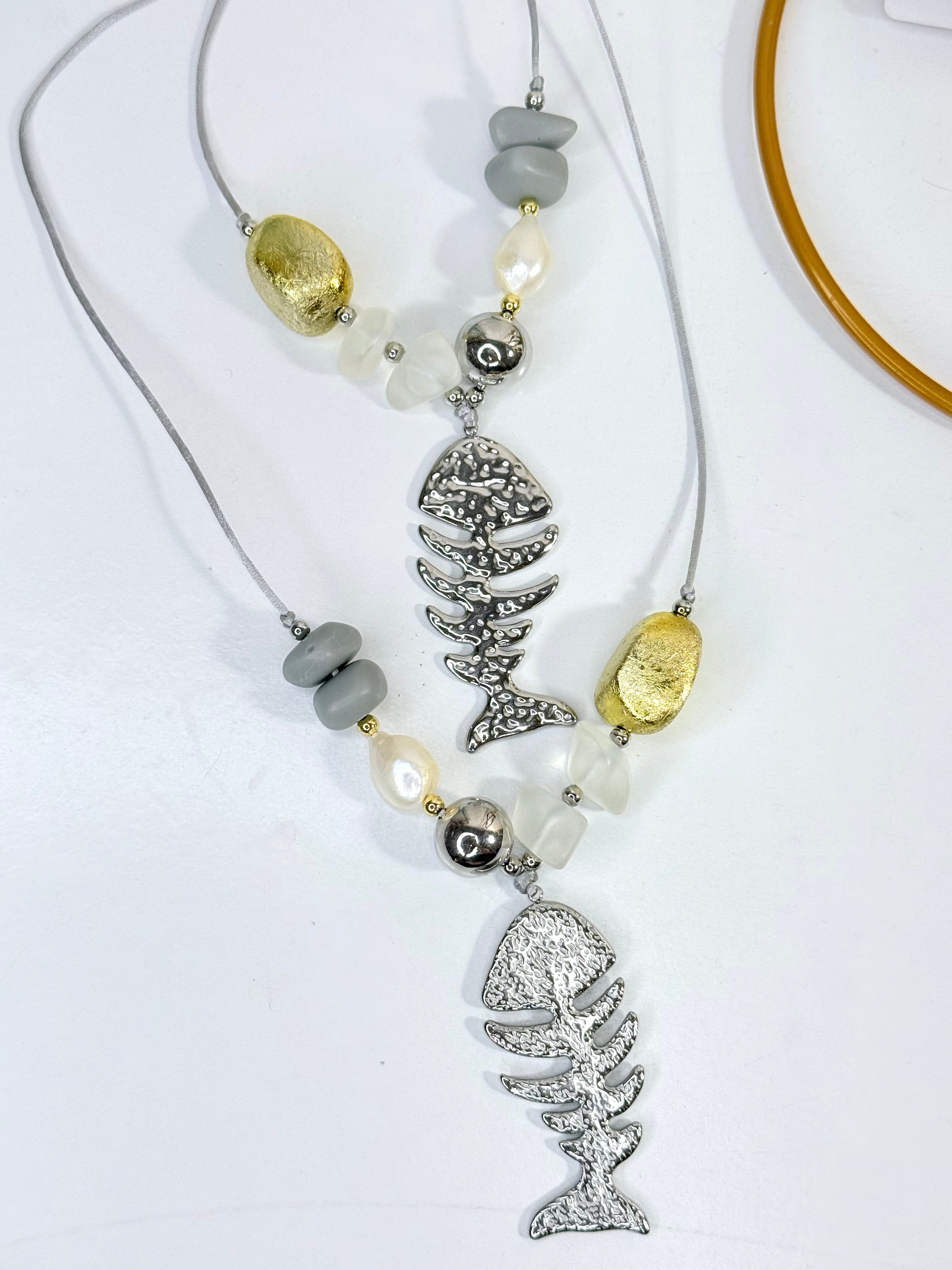 Silver Fish Necklace