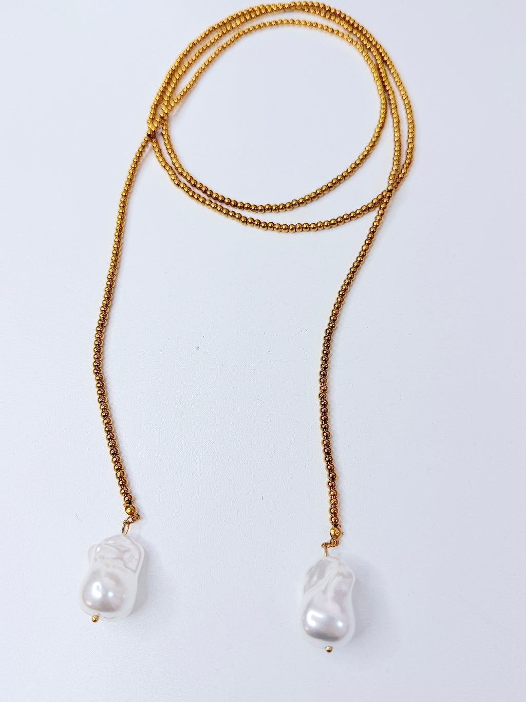 Long Pearl Necklace