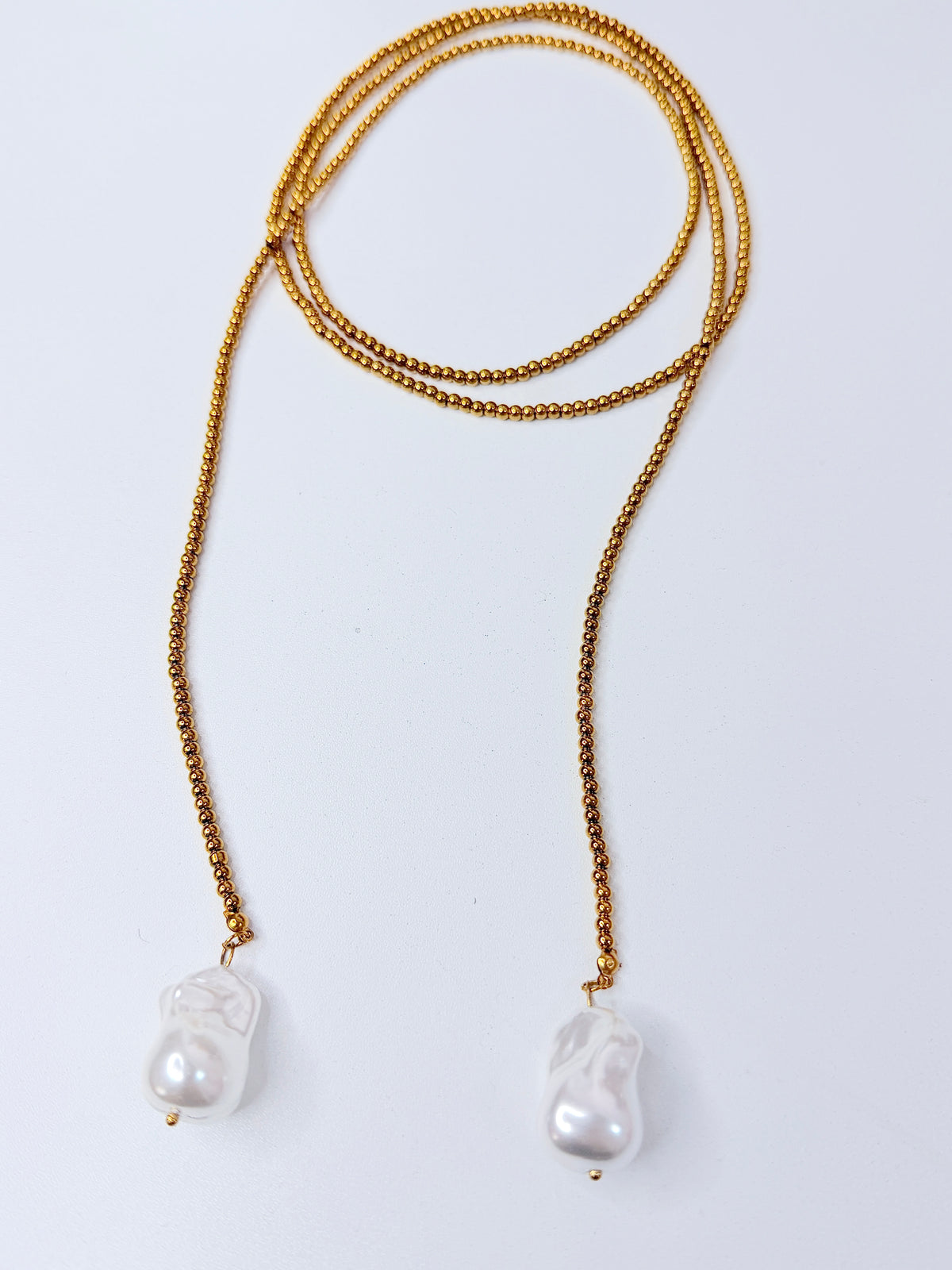 Long Pearl Necklace
