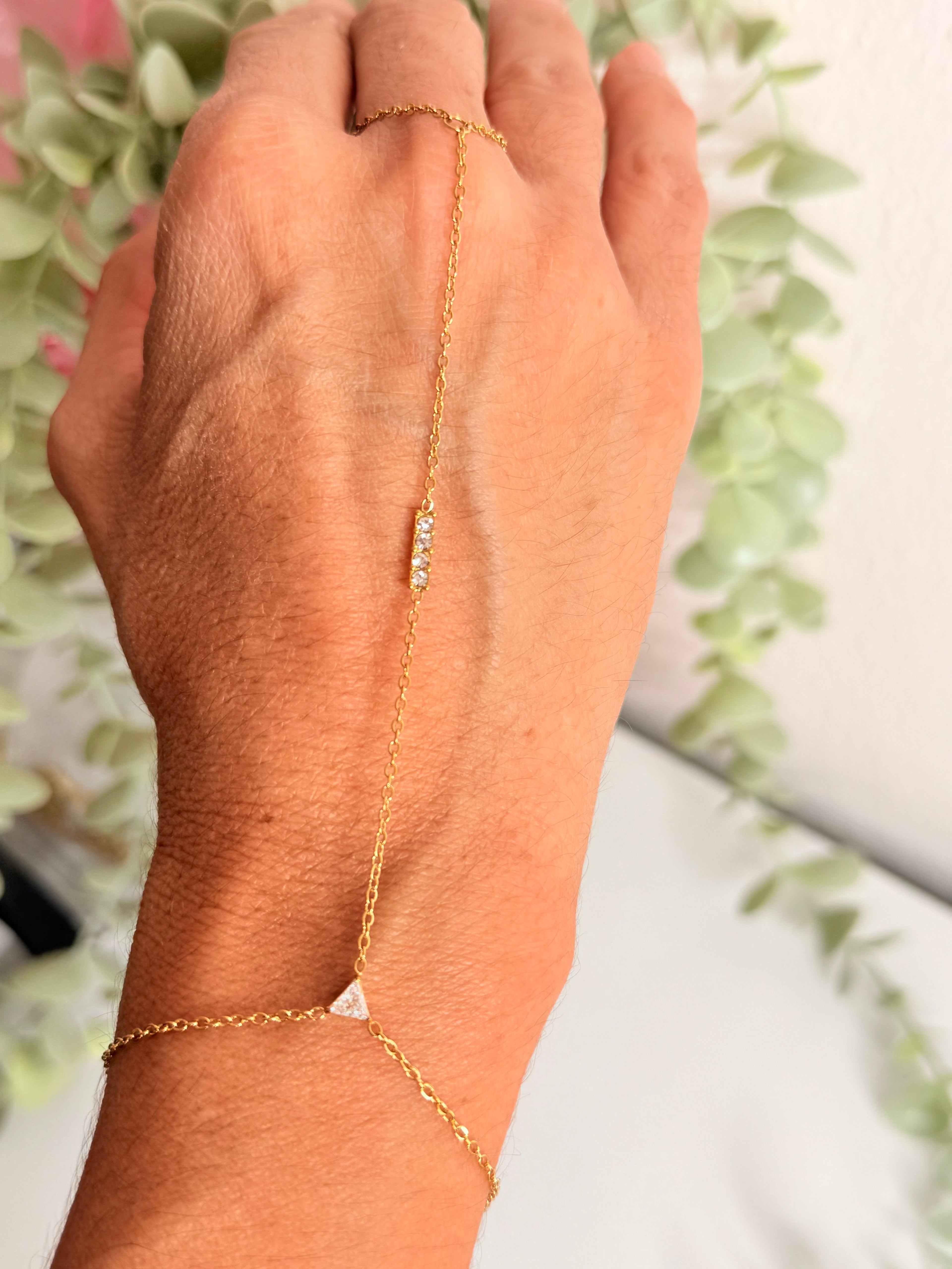 Gold Hand Chain