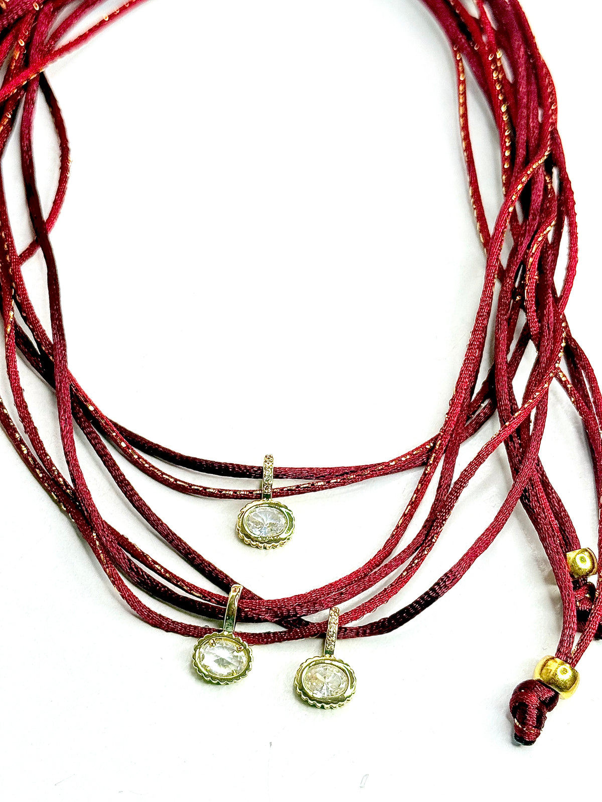 Lana Wine Cord Necklace