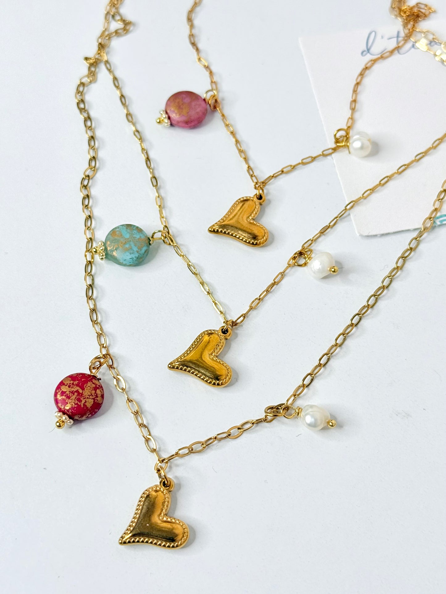 Laly Heart Handmade Necklace