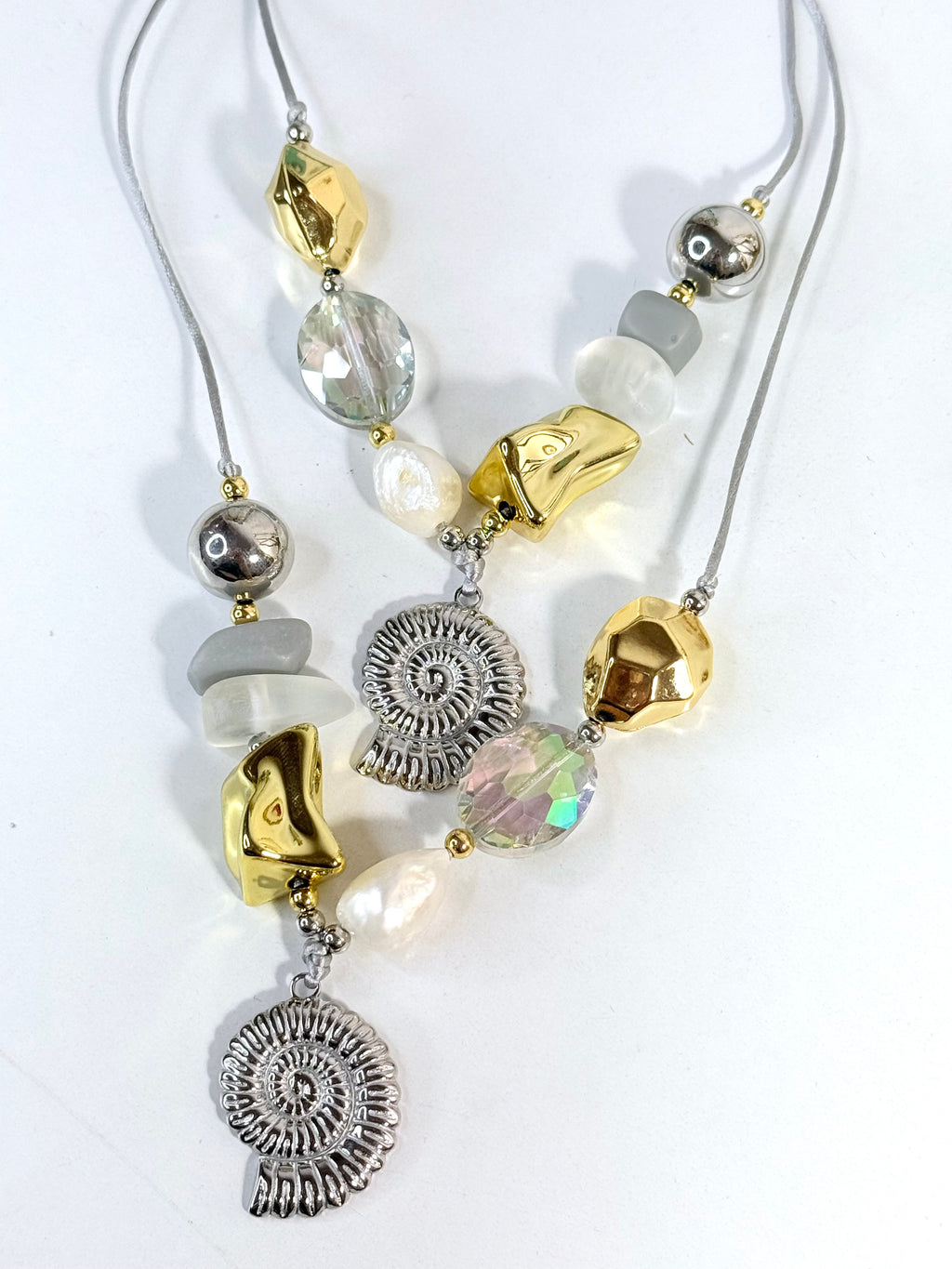 Silver and Gold Necklace