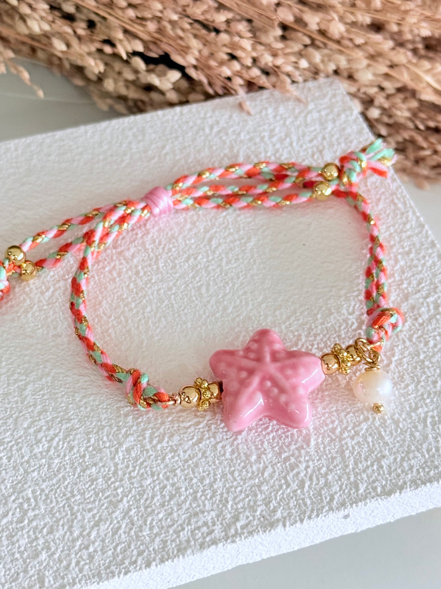 Pink Star Bracelet
