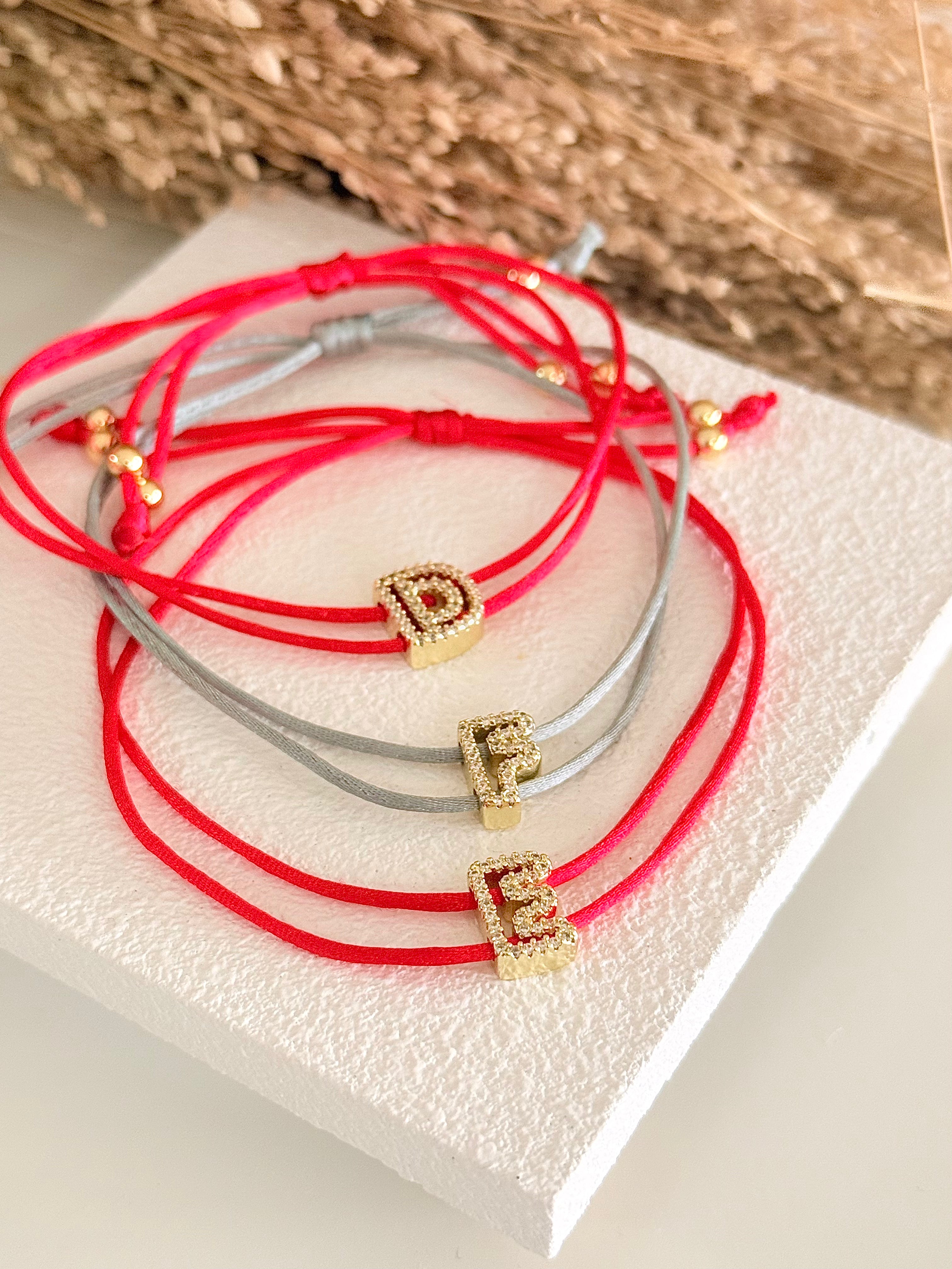 Shiny Letter Bracelet