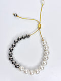 Silver & Pearl Bracelet