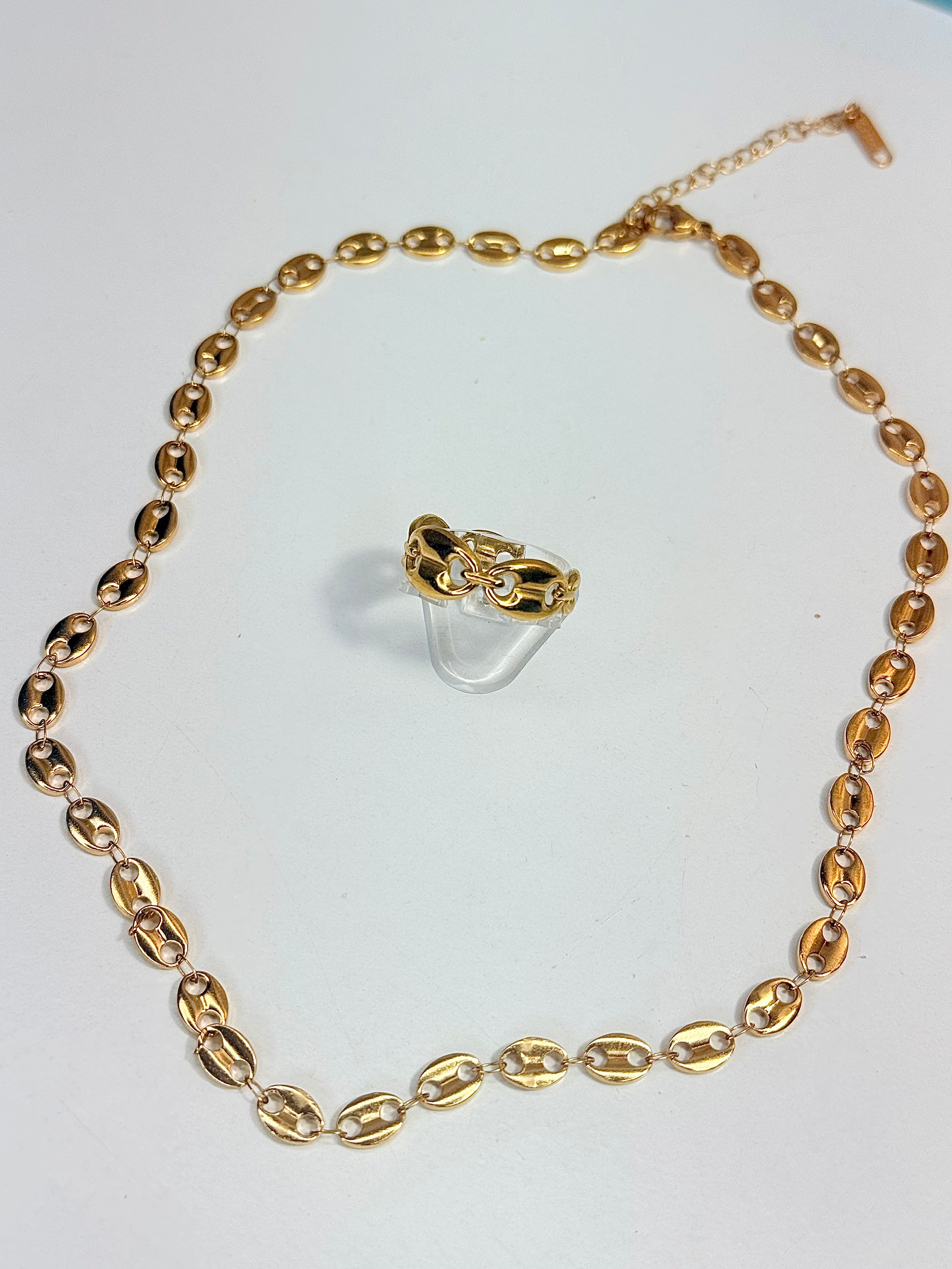 Gusxi Set Ring & Necklace