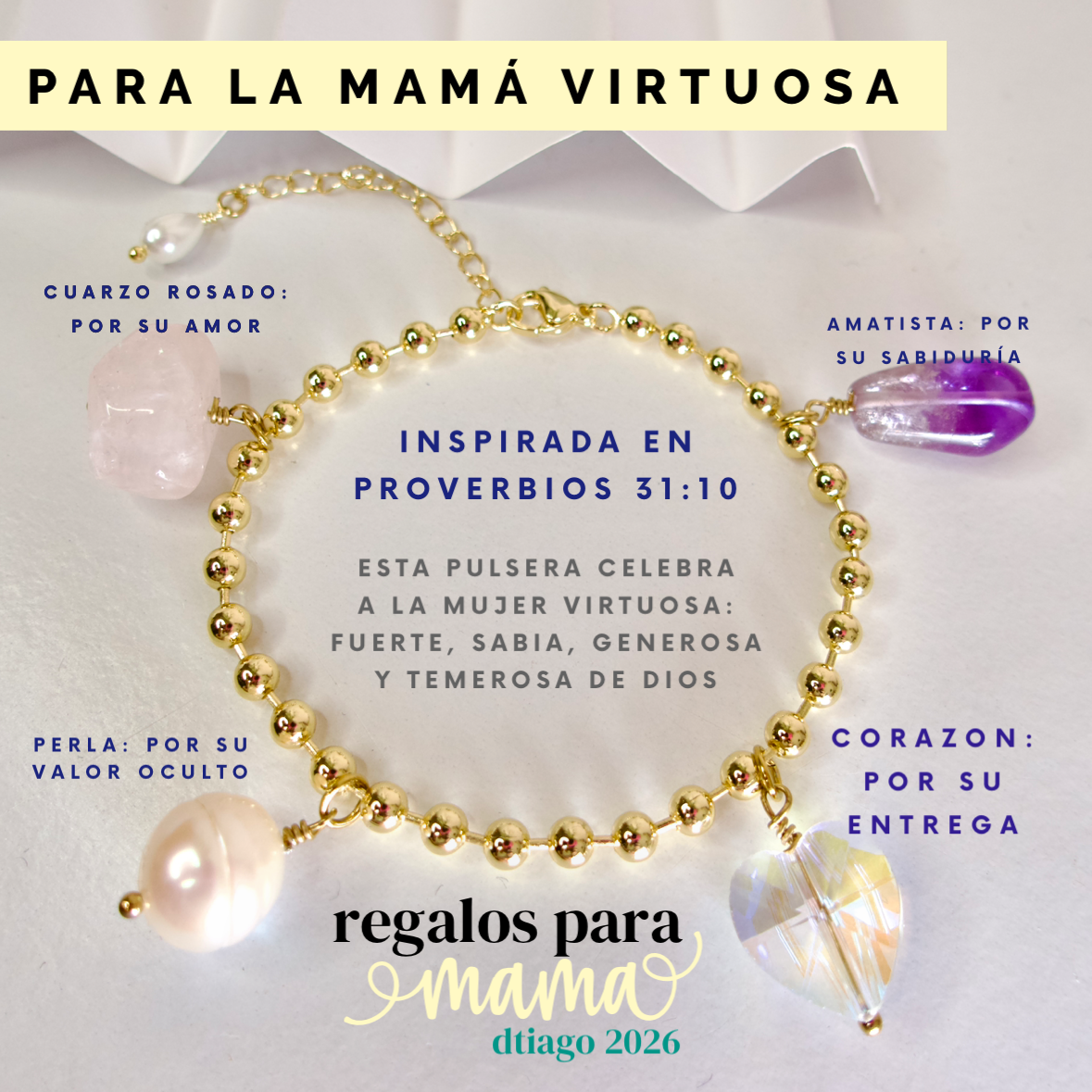 Mujer Virtuosa Bracelet- HDJ