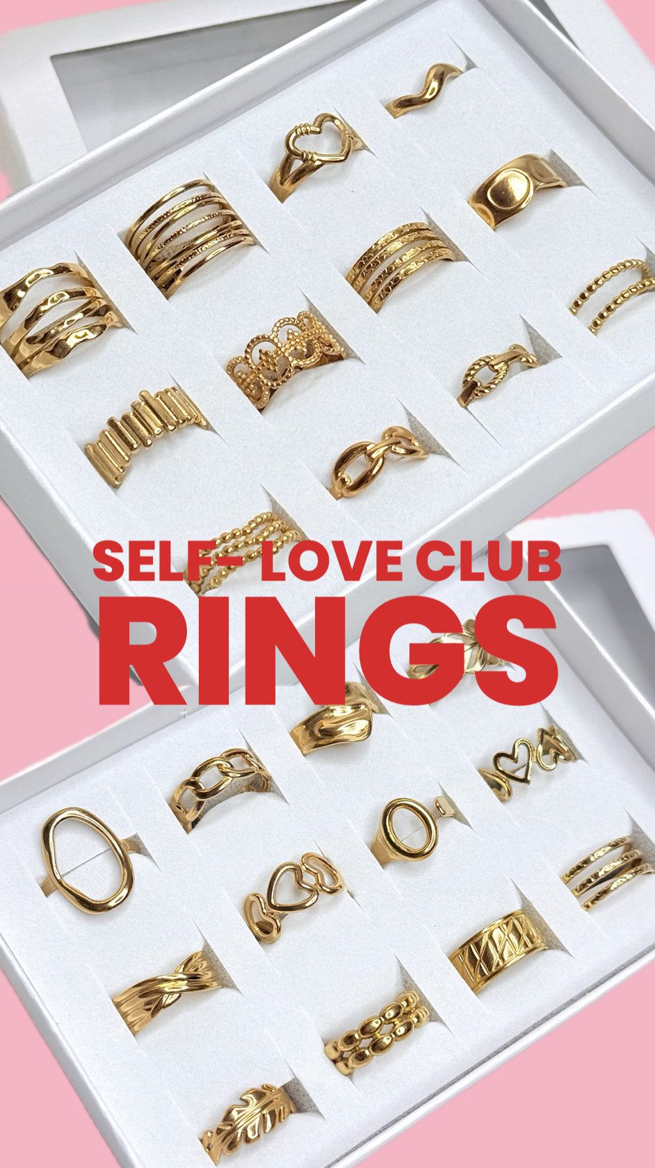 Self- Love Club Box 12 Rings