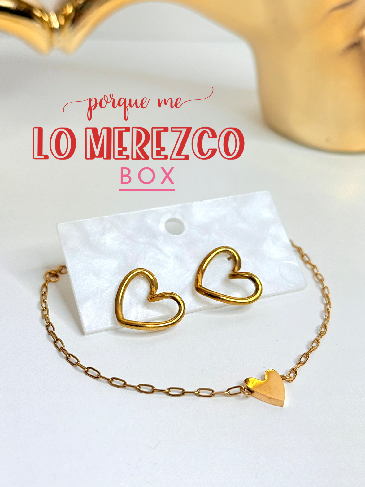Por que Me lo Merezco Box Bracelet + Earrings