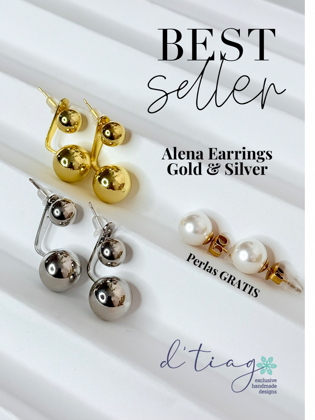 #1 Best Seller🥇Gold & Silver Alena Earrings!