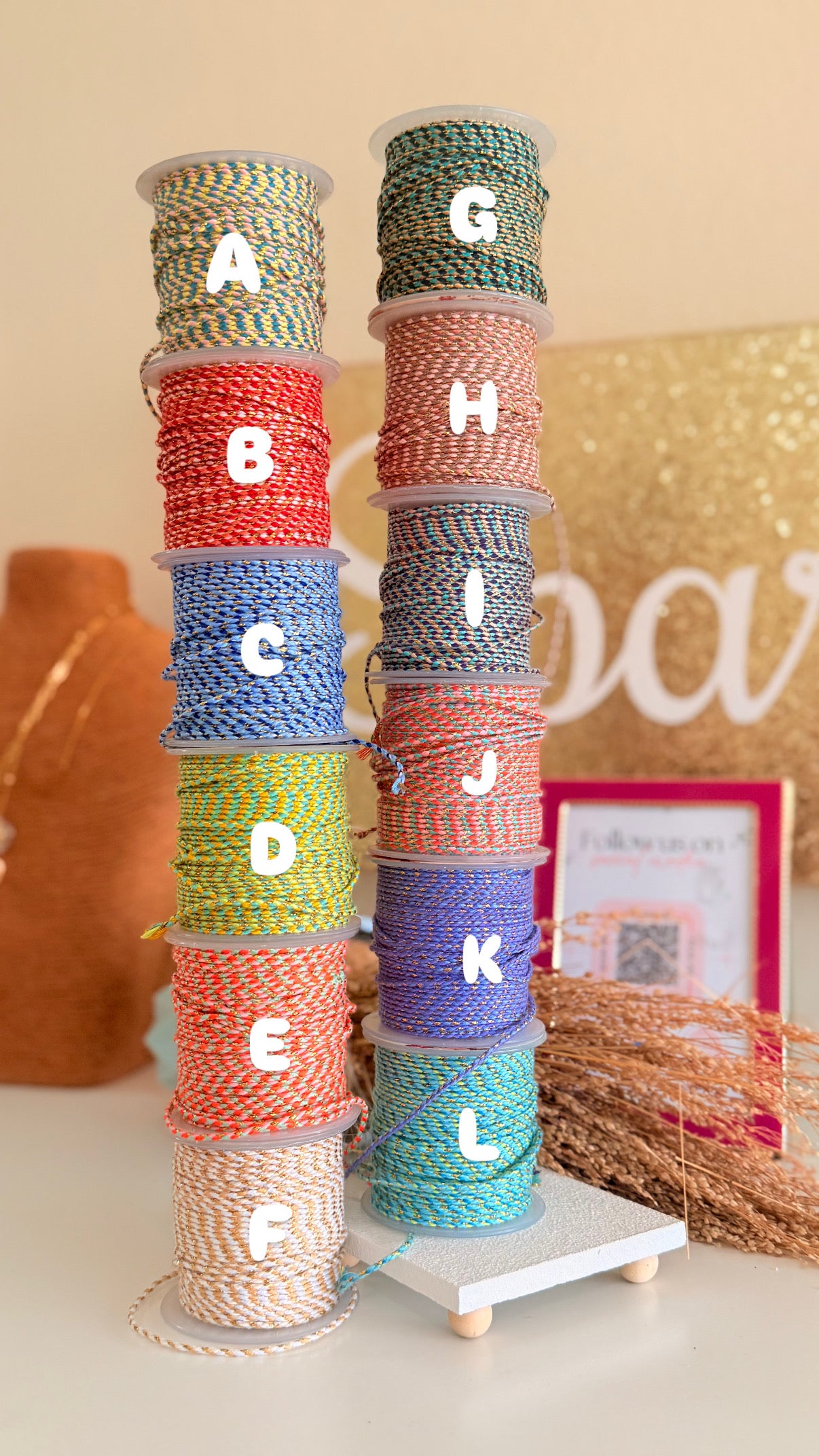 Shiny Letter Bracelet