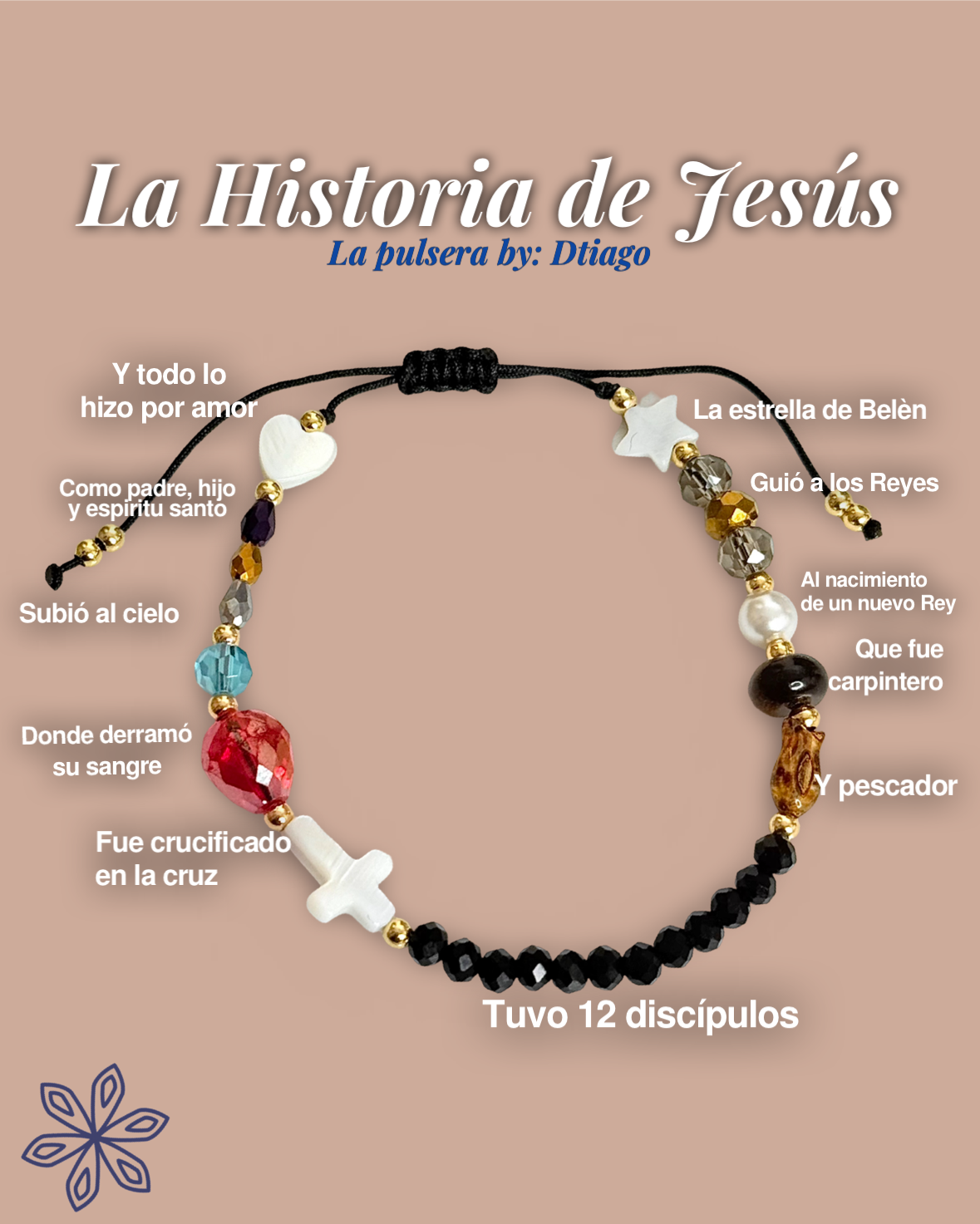 #1 MAS VENDIDA- La Historia de Jesus- La Pulsera Clásica HDJ