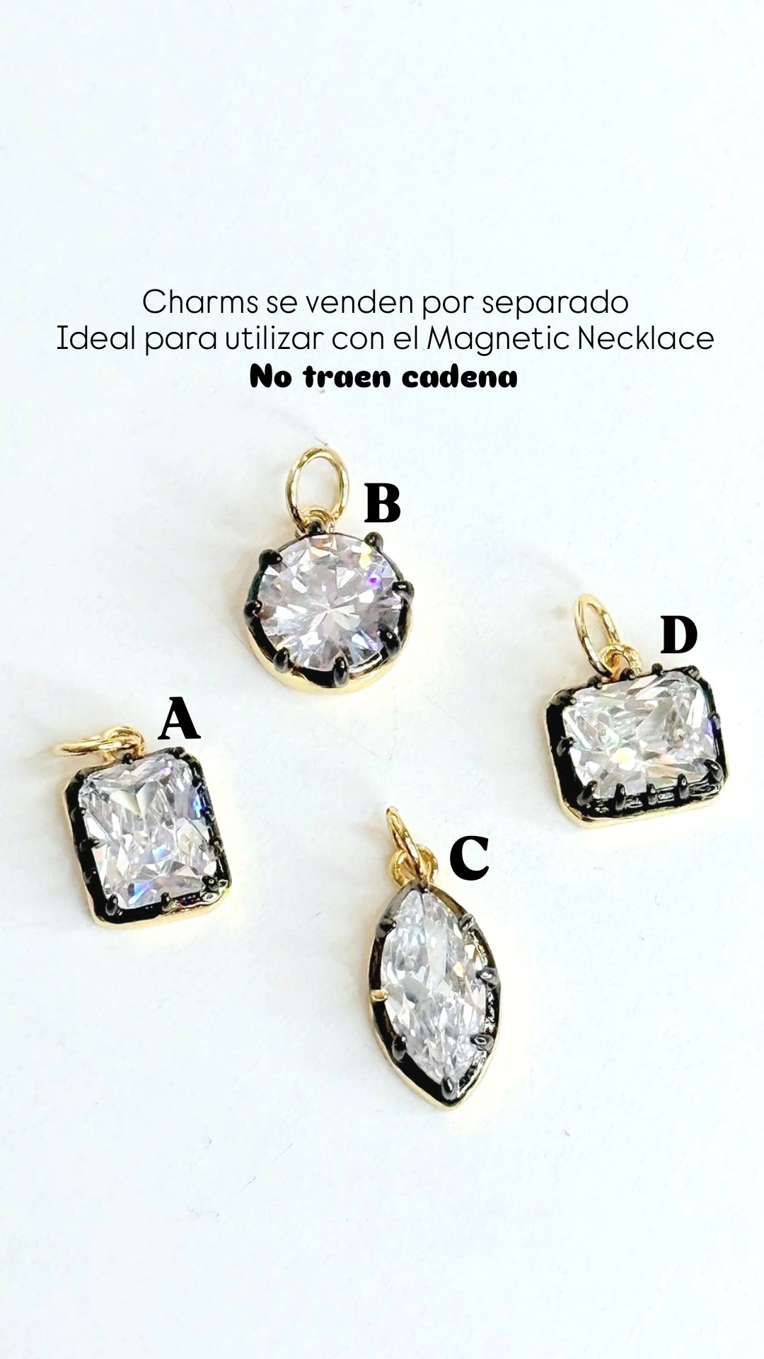 Charm Bar for Magnetic Necklace (se venden por separado)